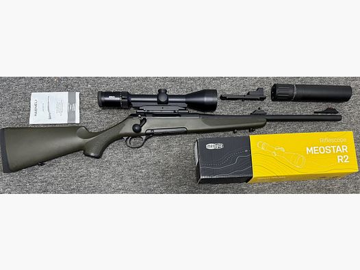 Haenel Jaeger 10  8x57IS + Meostar R2 2,5-15x56 & Fastfire 2 & HLX Schalldämpfer