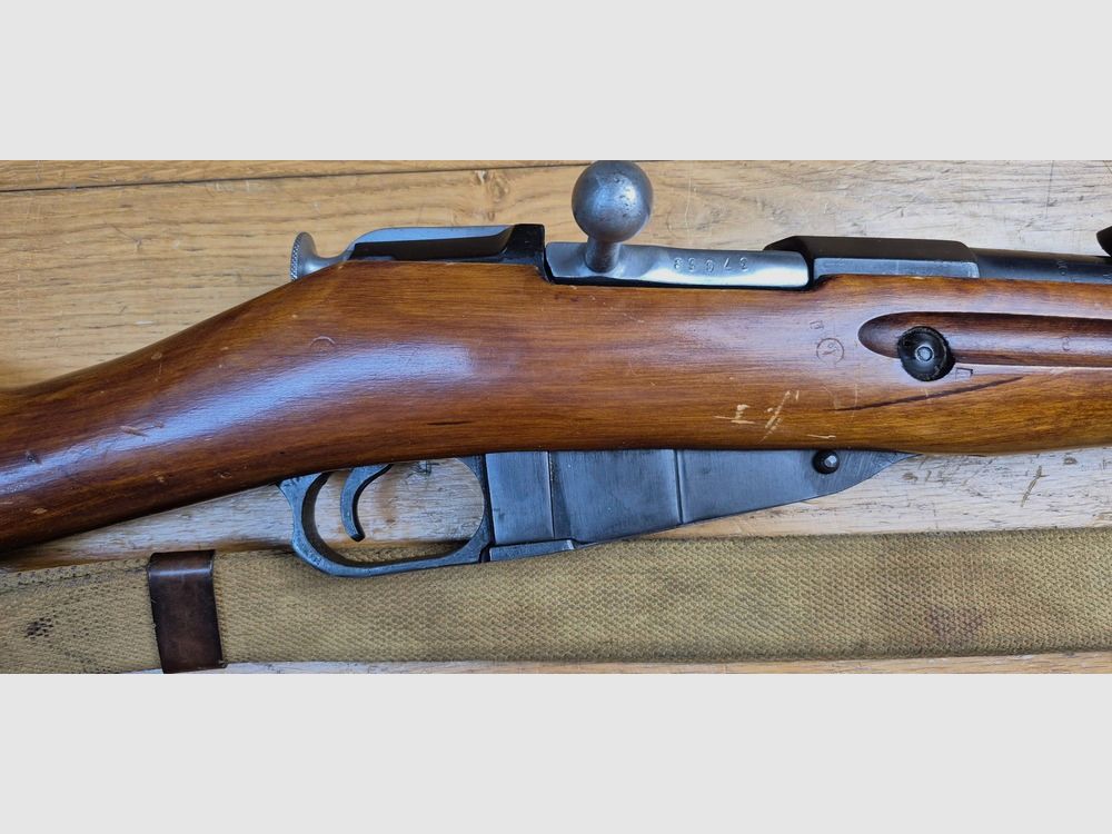 Karabin Mosin Nagant 1891/30 – Jakość przedwojenna – Arsenal w Izhevsku 1926 – Ośmiokątny zamek – Pasek i bagnet – 100% Mono-numer – Wspaniała lufa – Doskonały stan – Karabin Mosin lub Przysięga miłości Sergieja i Tatiany! – TBE++, zdjęcie 4 z 39