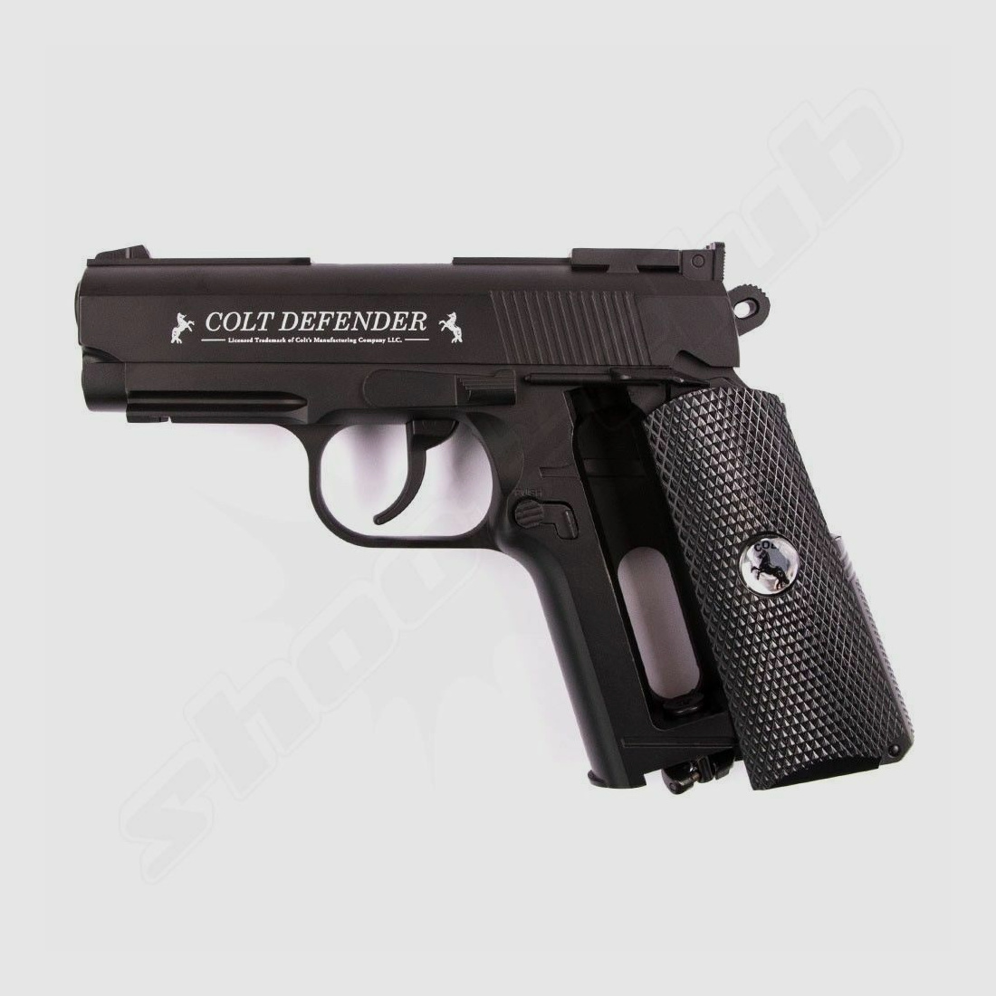 Colt	 Defender CO2 Pistole 4,5mm BBs Zielscheiben Set