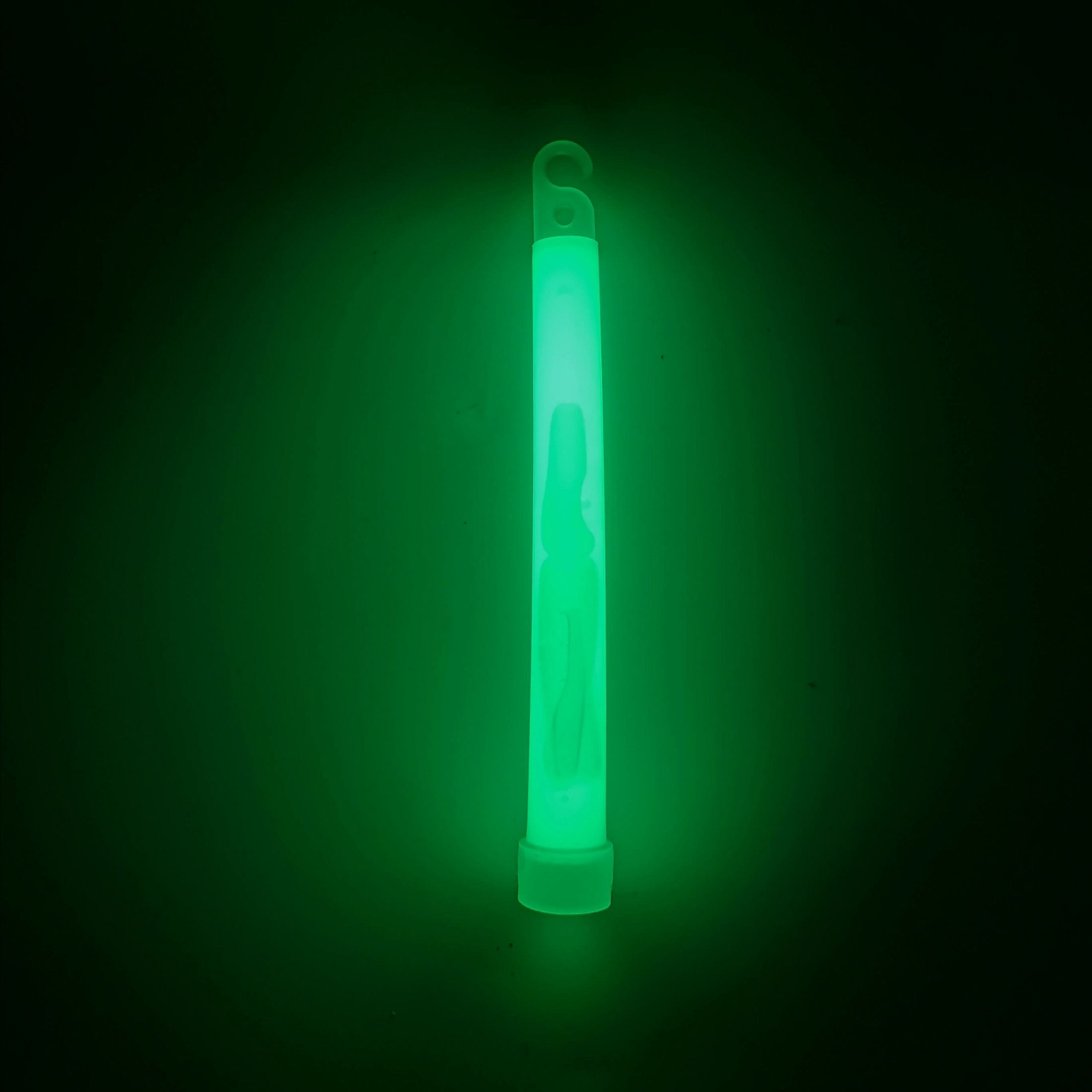 Glow stick 1.5x15cm, 8-12 hours - Green