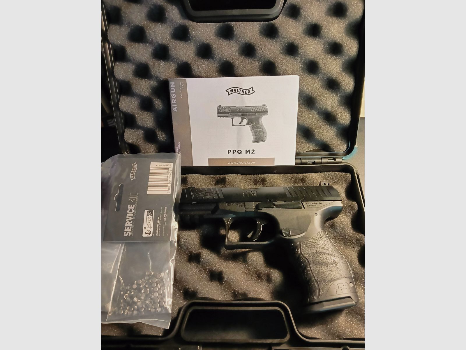 Umarex Walther PPQ M2 CO2 4,5mm Diabolos 21 Schuss Kettenmagazin TOP, Bild 9 von 15