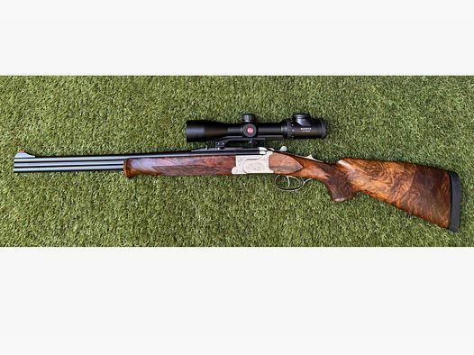Krieghoff Ultra Bockdoppelbüchse **Linksschaft** mit Leica Magnus 1,5-10x4 8x57JRS