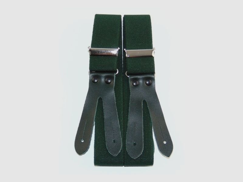 Hosenträger für Knöpfe, Grün FRITZMANN