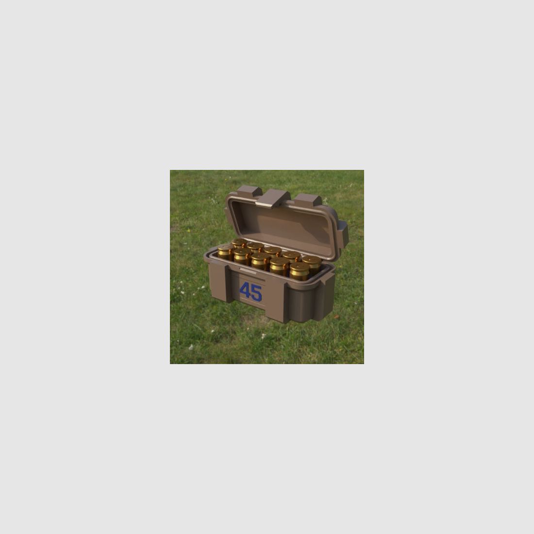 Filamelt Munitionsbox / .45 ACP / ‘Klappdeckel’ / Patronenbox, Ammo Box