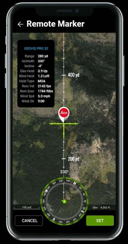 Lornetka Leica Geovid 8×56 PRO z dalmierzem i balistyką, zdjęcie 4 z 5