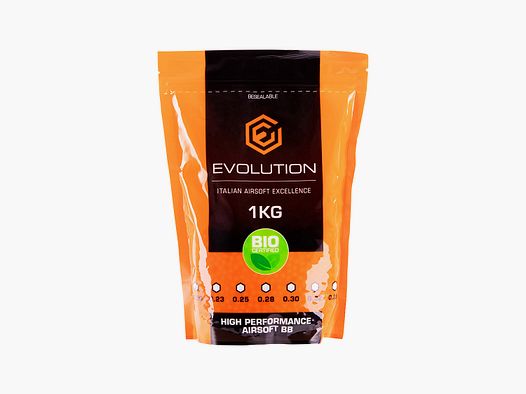 BBs BIO de Airsoft de alto rendimiento Evolution 6mm 0,20g 5.000 piezas