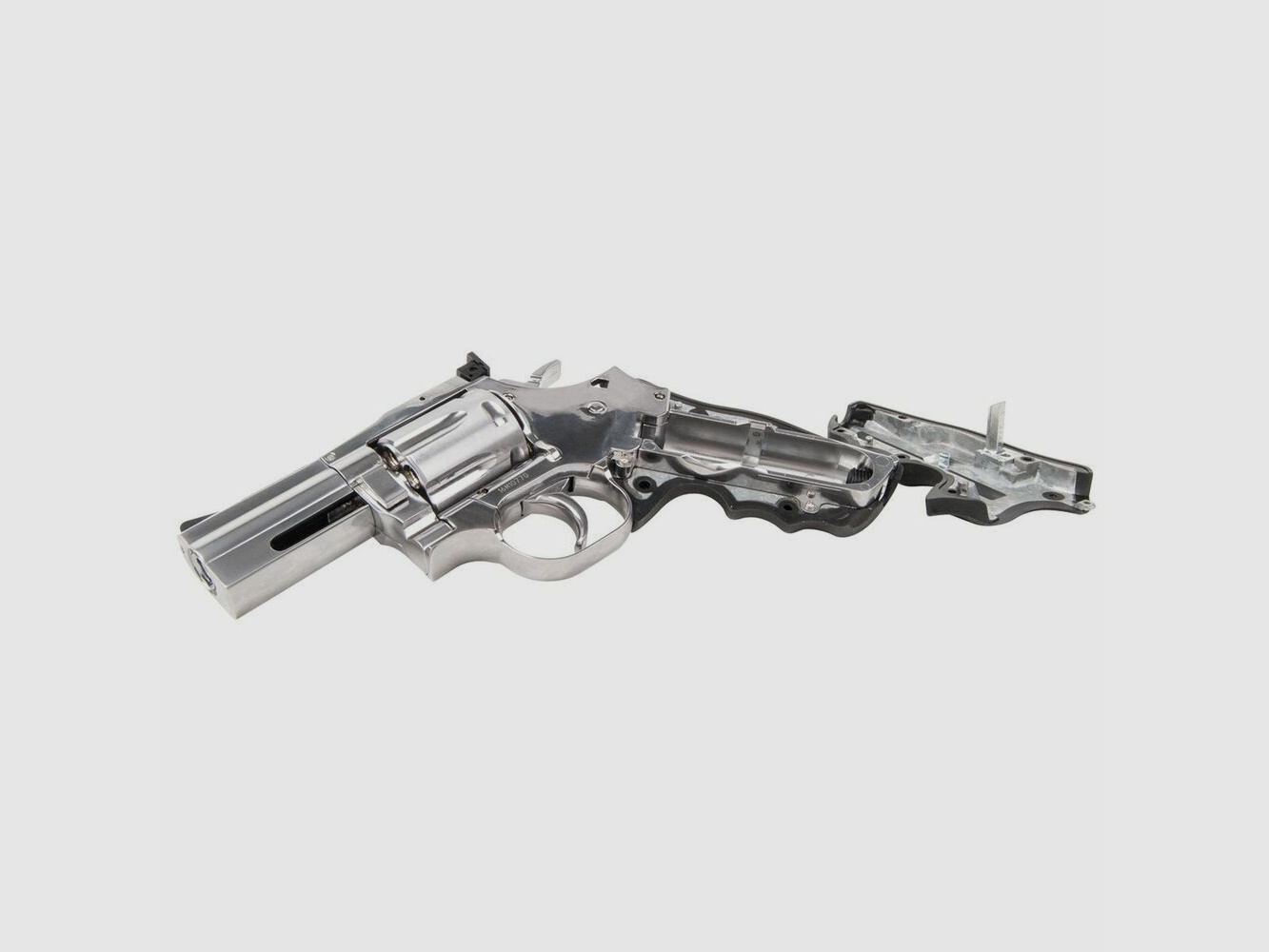 Dan Wesson 715 2,5" .177 Argent 4,5mm Pression d'Air CO2