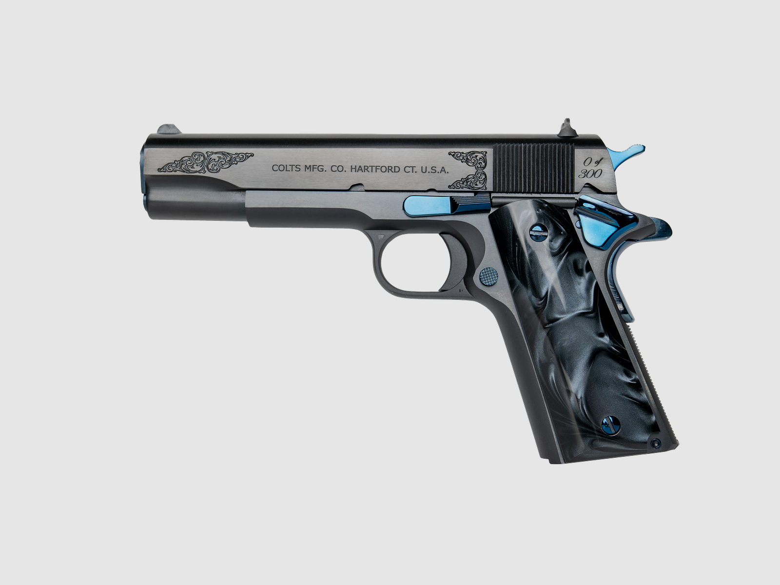 Colt Pistool 1911 Midnight Classic Kal.45 ACP, afbeelding 2 van 3