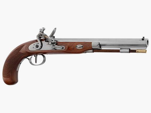 Pistolet Charles Moore Target à silex cal. 44
