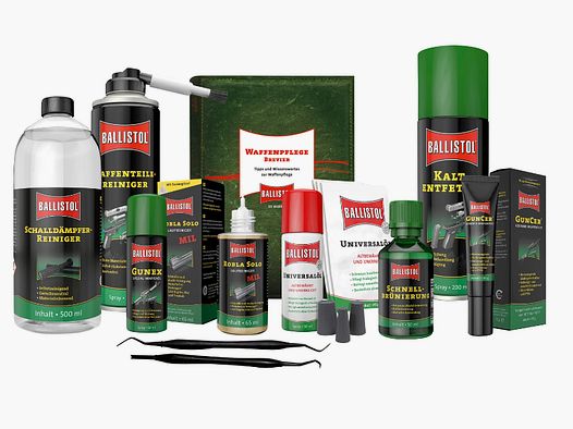 Set completo di pulizia armi Ballistol