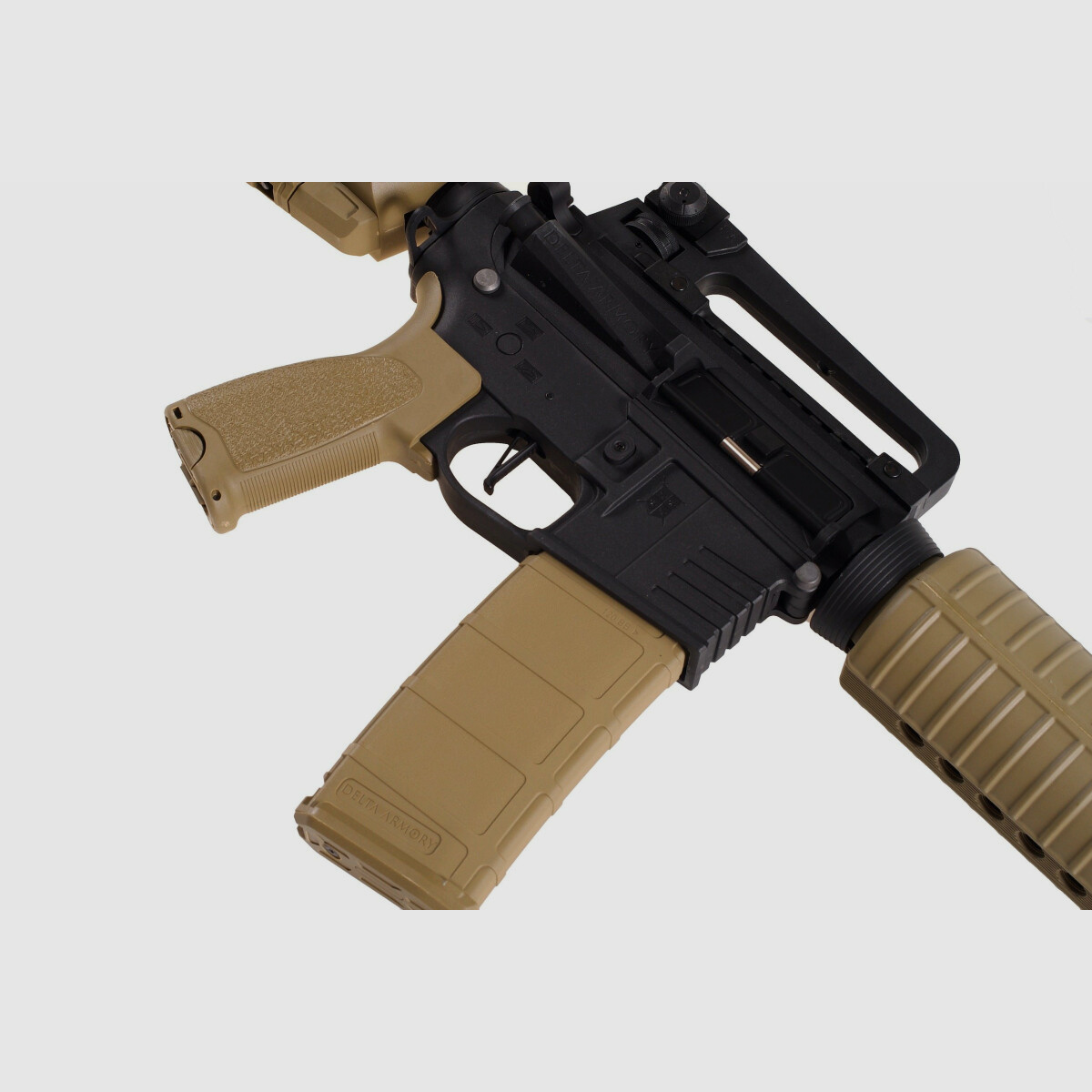 AR15 Classic CHARLIE TAN/Schwarz S-AEG Softair Gewehr Frei ab 18 Jahren | Delta Armory