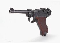 ME Mod. P 08, Cal. 9 mm P.A. Bang, aspecto antiguo