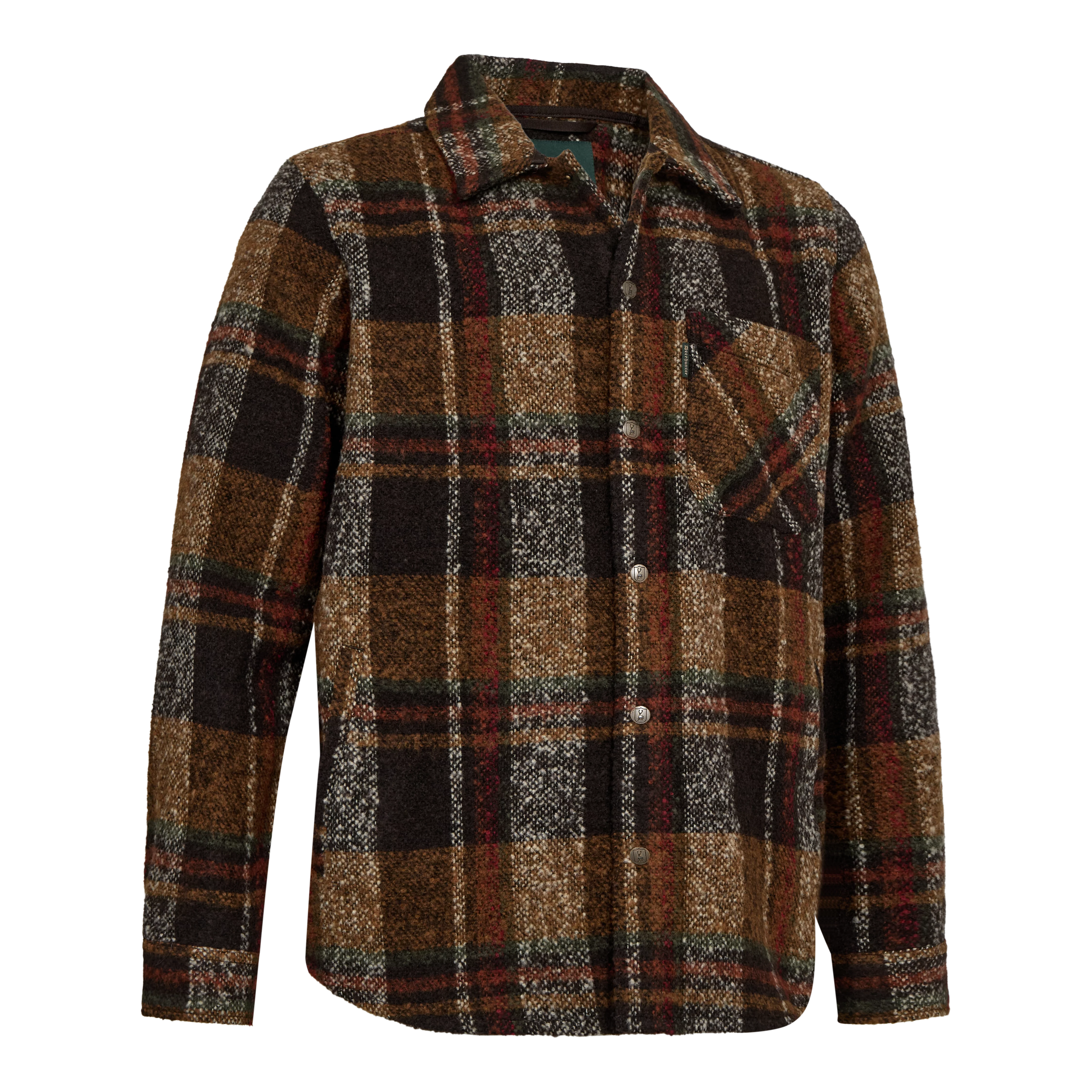 Wilder Overshirt - Quadri Marroni