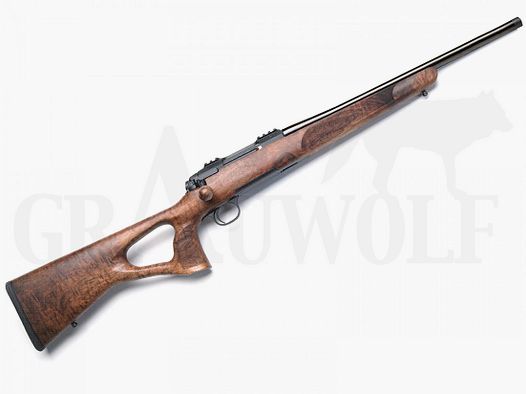 Steel Action HS Repetierbüchse Holzlochschaft HK3 rechts .308 Win. 18" / 457 mm M 15x1 Laufgewinde