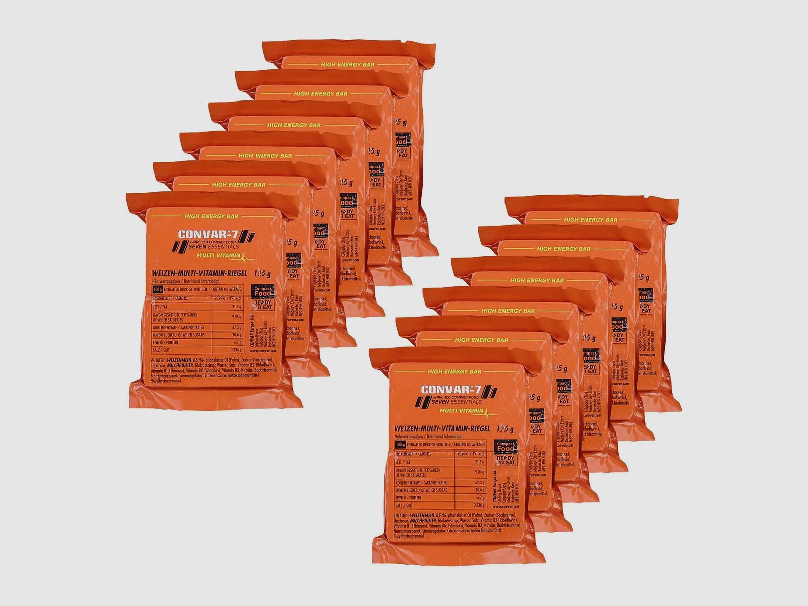 Convar-7 Riegel High Energy Bar Multivitamin 9er Pack