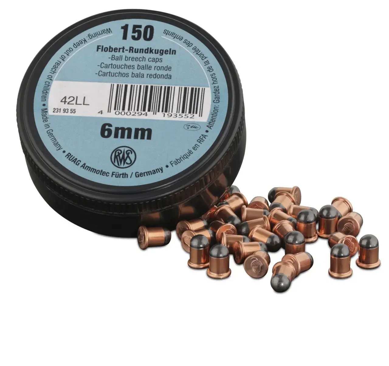 9mm Flobert Doppelpatronen, Bild 2 von 2