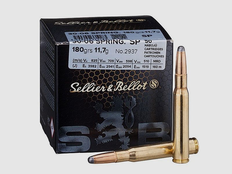 Sellier & Bellot .30-06 Spr. proiettile parziale 11,7g/180grs.