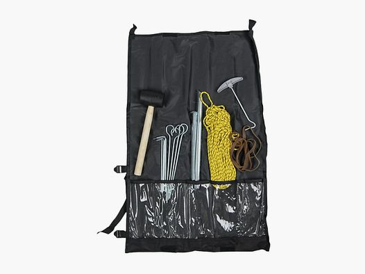 Mil-Tec Mil-Tec Tent Set mit Heringen Hammer Leine etc.
