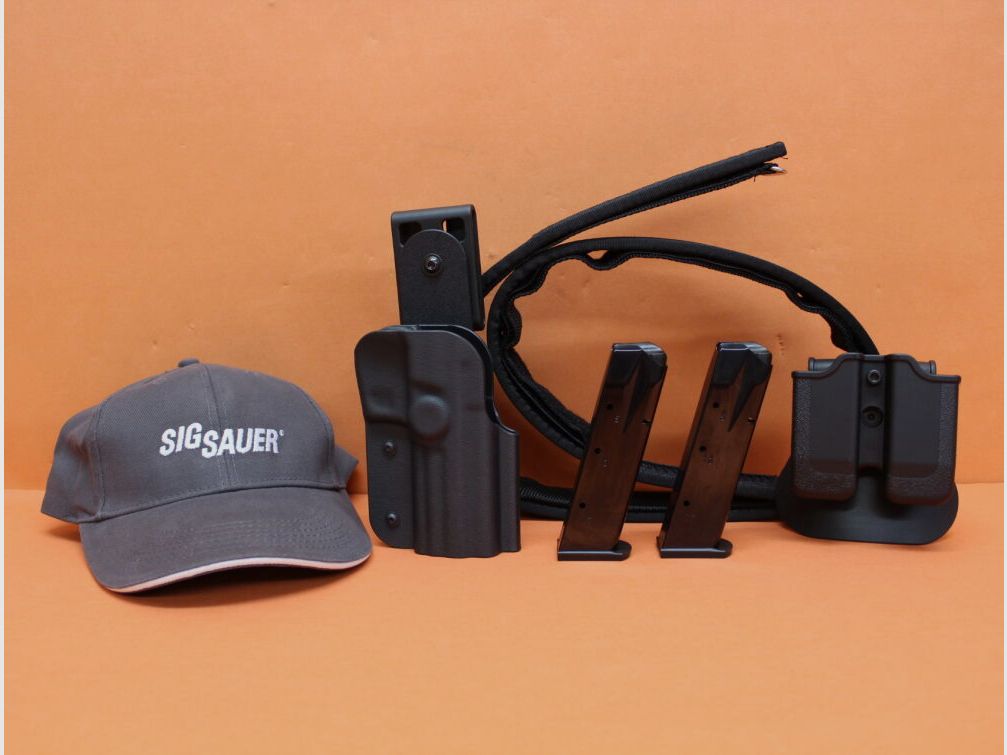 SIG Sauer Ha.Pistool 9mmLuger SIG Sauer P226LDC II 112mm loop, Zwart, incl. Range Pakket! (9mmPara/9x19)