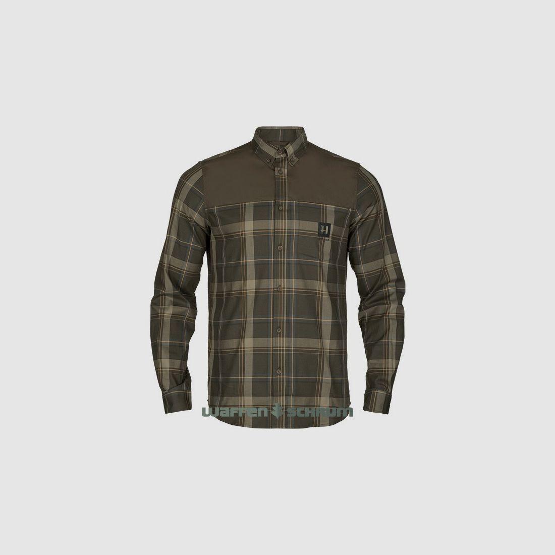 Härkila Hemd Anker L/S  Willow green