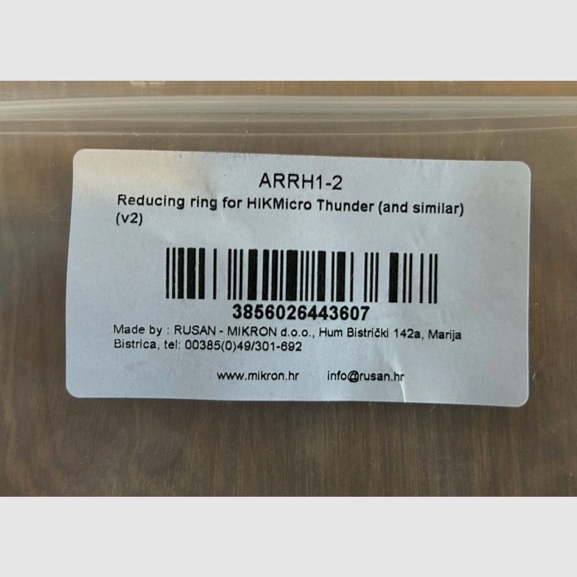 Réduction Rusan / Réducteur pour Hikmicro ARRH1-2