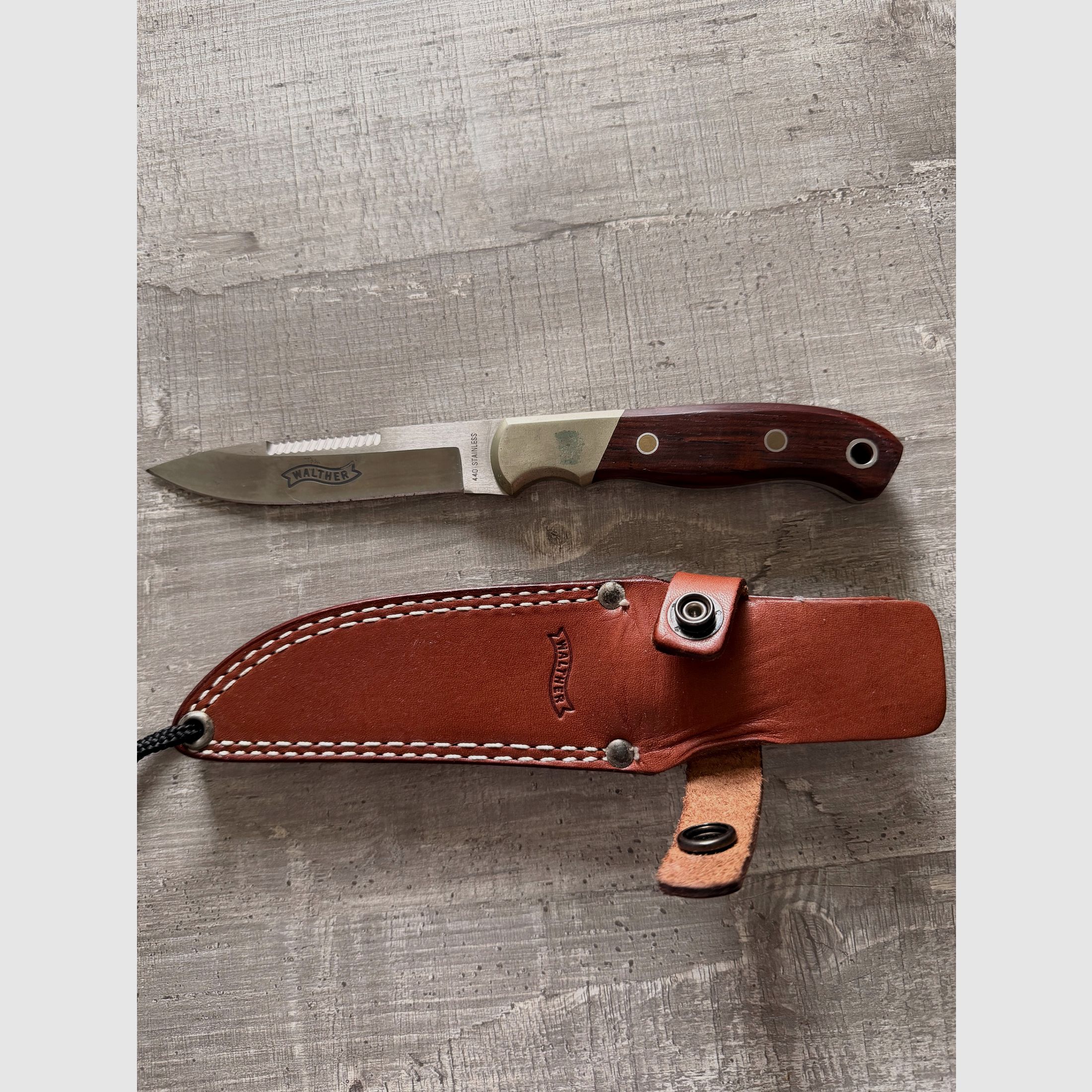 Walther Vintage cuchillo de caza, imagen 1 de 3