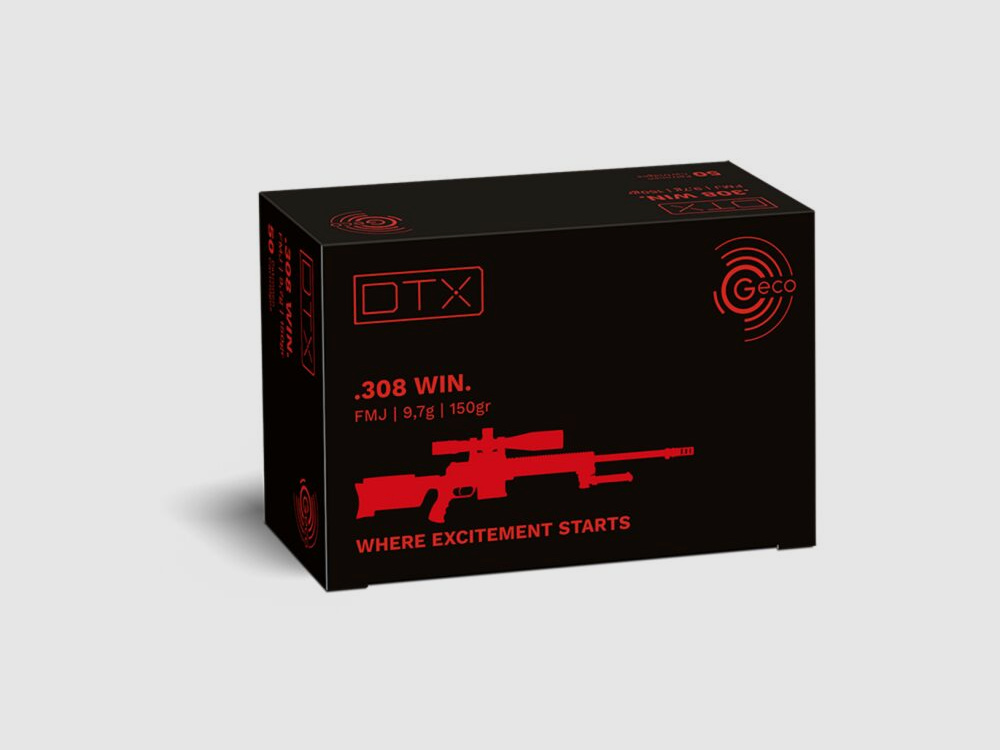 GECO Centrefire rifle cartridges GECO DTX