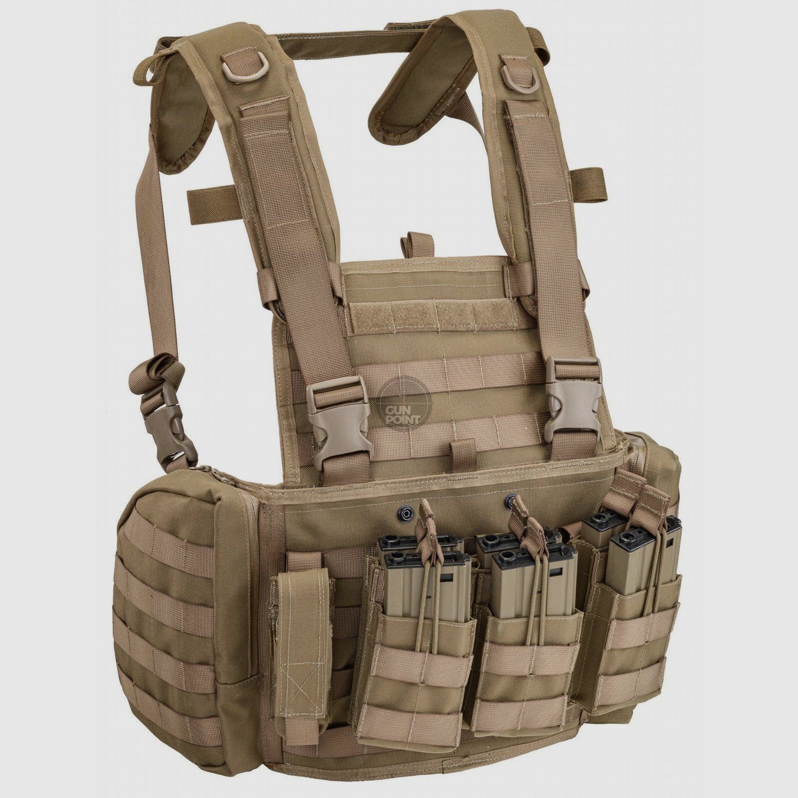 DEFCON 5 MARTE CHEST RIG 1000D NYLON COYOTE TAN