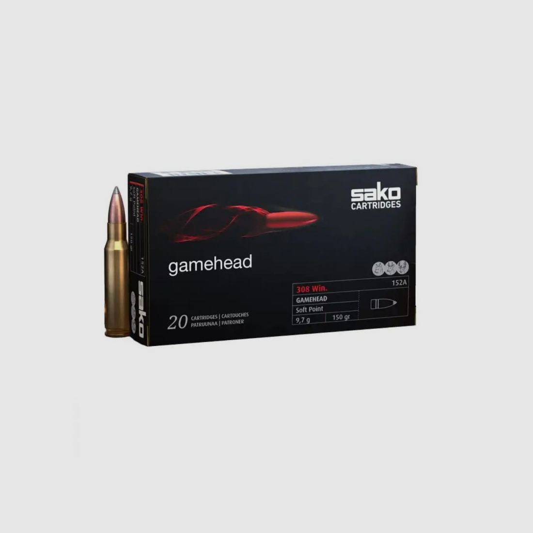 Sako 243 Win Gamehead 100 gr Munition
