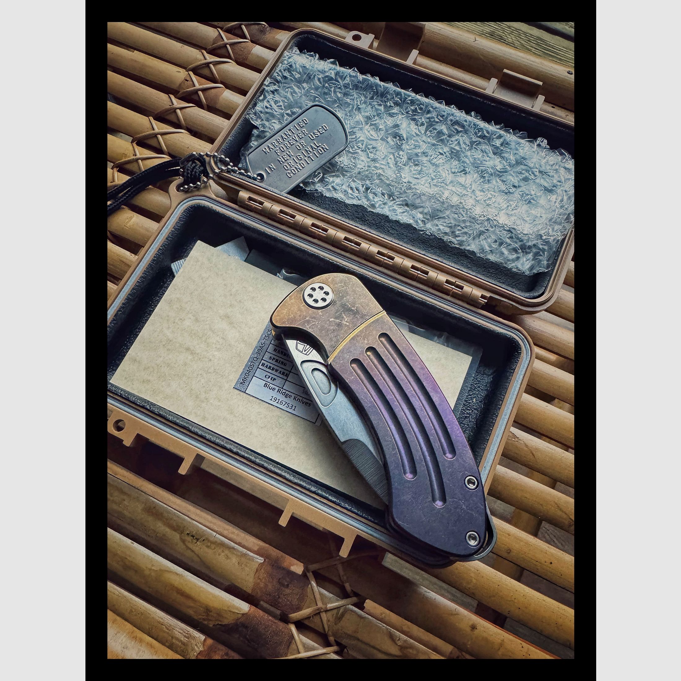 Medford Theseus nagelneu aus 10/2025 mit Rechnung Titan / S45VN Klinge Fullset