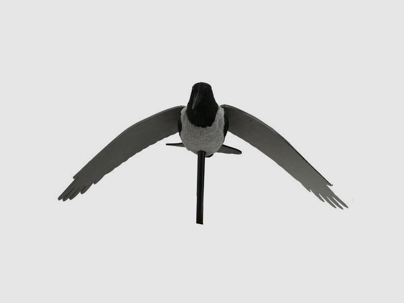 Crow flock with wings, decoy, image 2 of 2