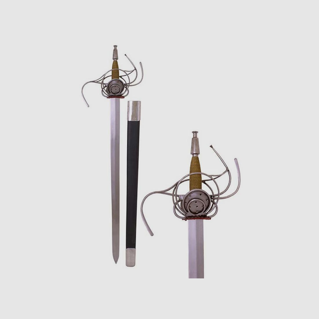 Deutscher Pappenheimer Rapier mit Scheide