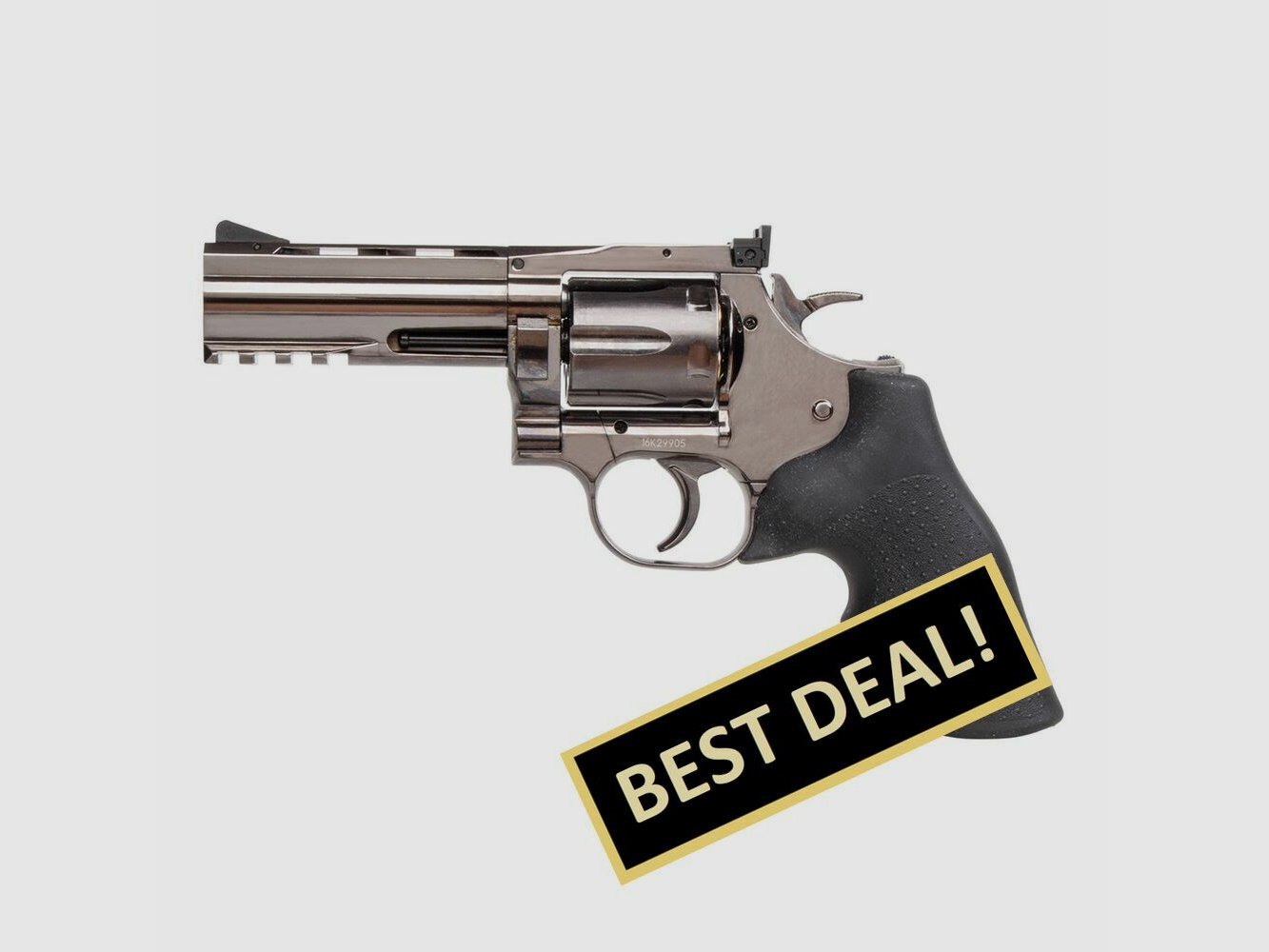 Dan Wesson 715 4" Silver 4.5mm BB Air Pressure Co2