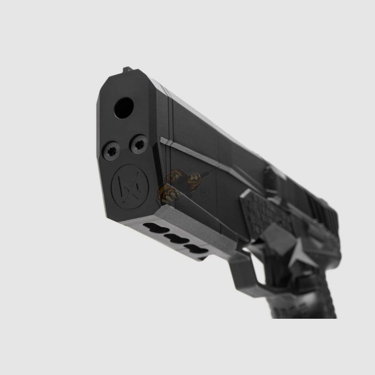 SilencerCo Maxim 9 CO2 Blowback Airsoft Pistolet w Czarnym od Krytac, zdjęcie 4 z 7