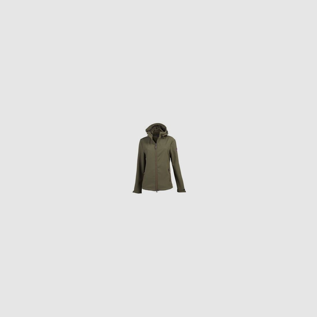 Damen Softshelljacke - mit Kapuze, Gr. L