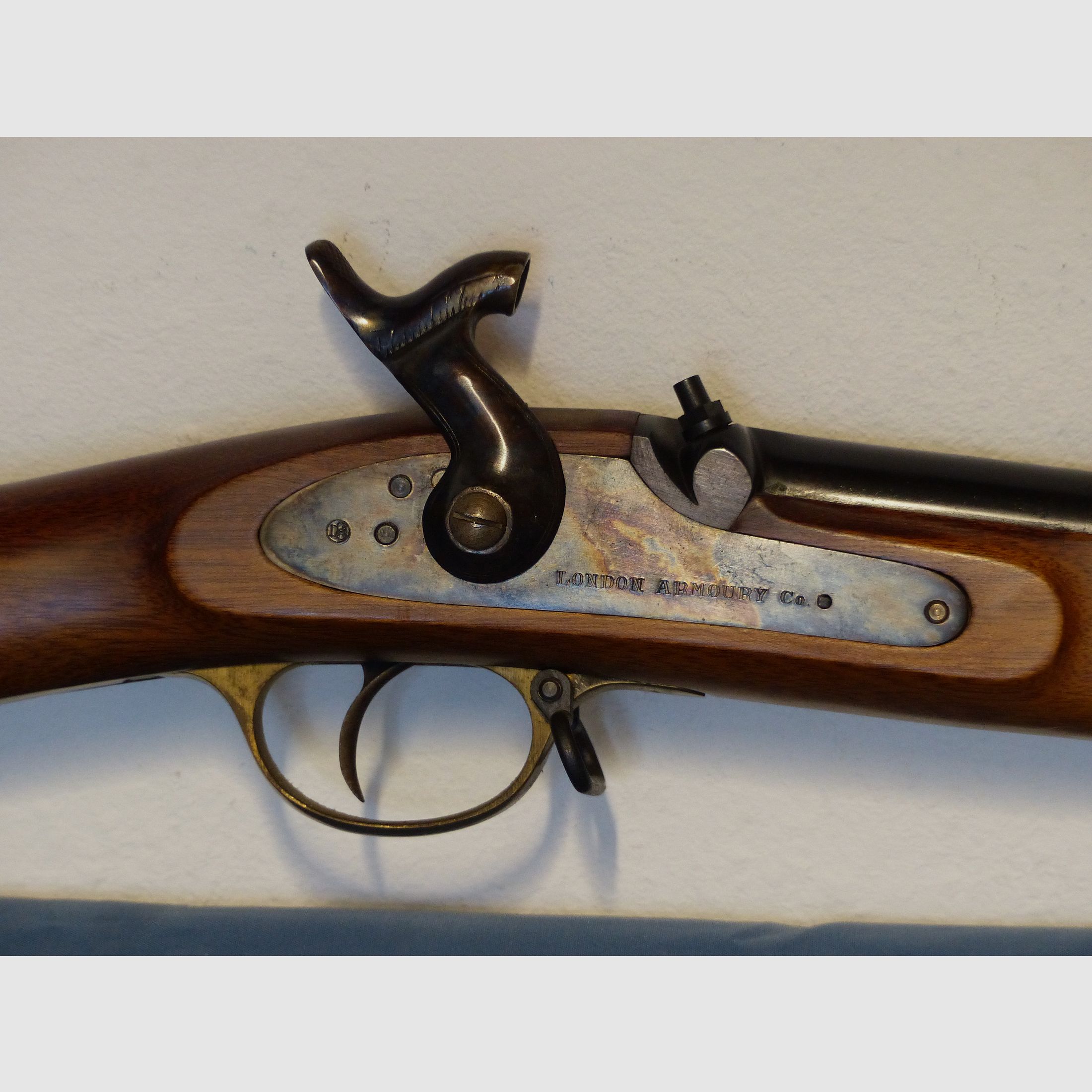 Vorderlader Perkussion Enfield Gewehr 1853 3 Band Büchse Armi San Paolo Brescia Italien Cal. .58 vintage