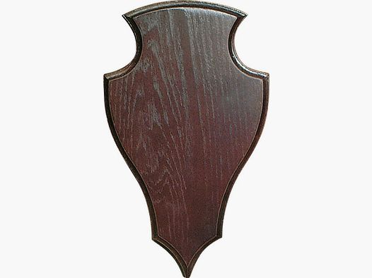 Massives Eichenschild für Rotwild – Spitz – 52 x 26 cm