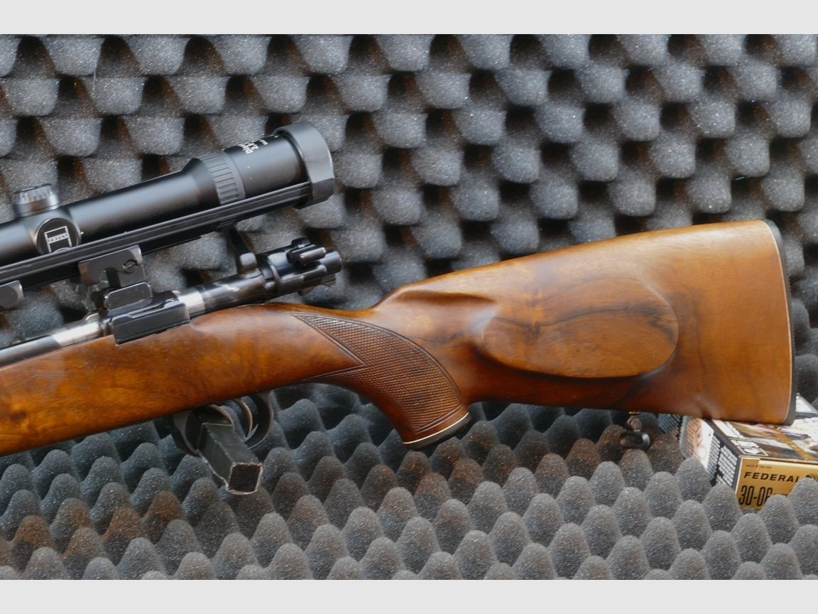 Carabine à répétition, système 98, fabricant Luger, modèle L99, 30-06Spr, montage EAW pour rail intérieur Zeiss