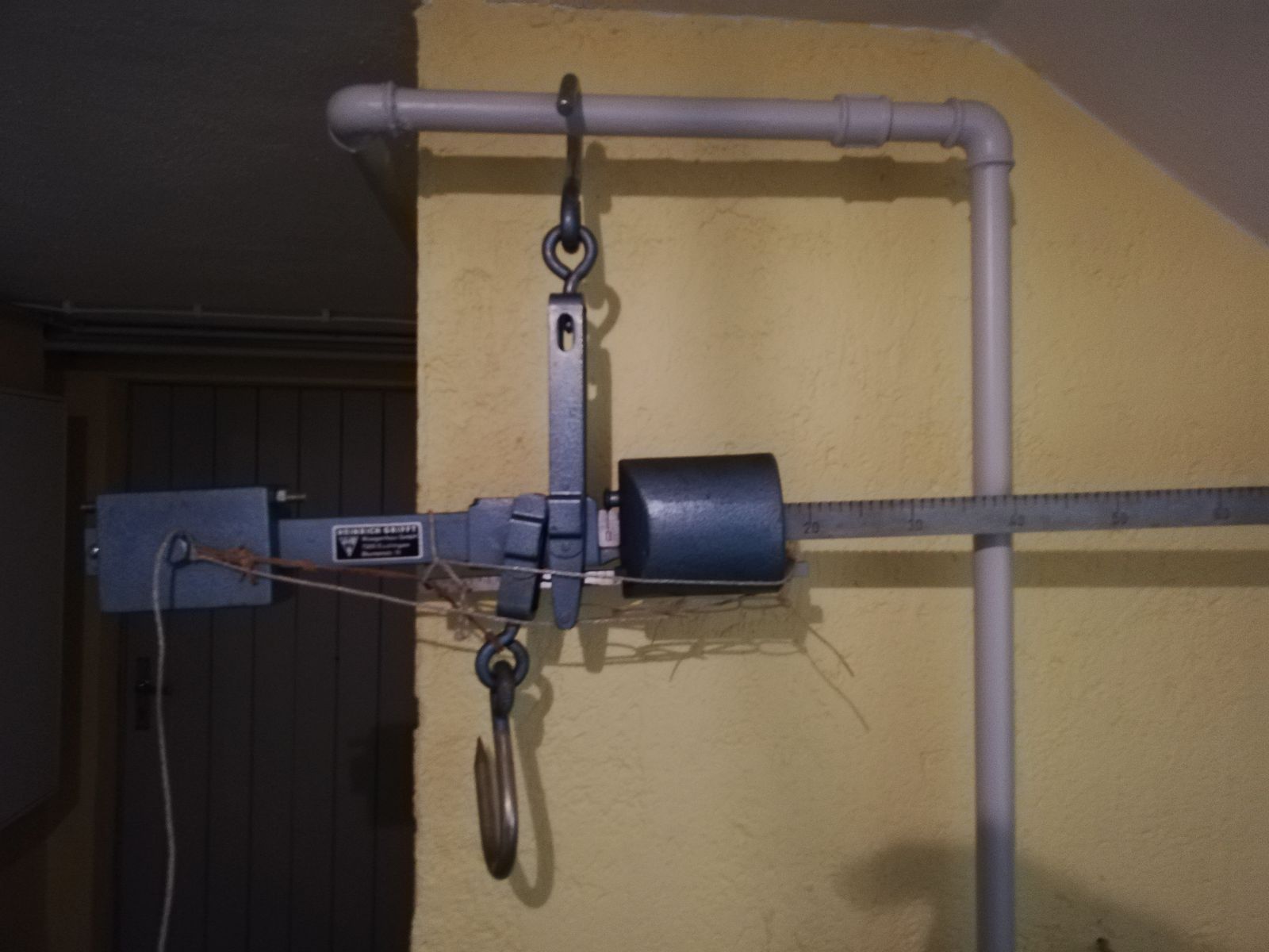 Wild Balkenwaage eichfähig. Hersteller Heinrich Grifft