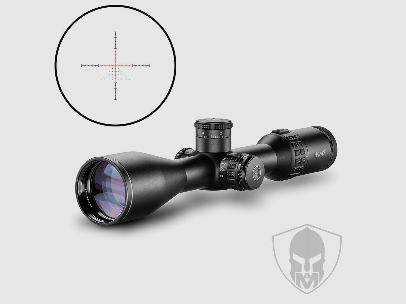 HAWKE SIDEWINDER 30 FFP 4-16×50 10x Half Mil