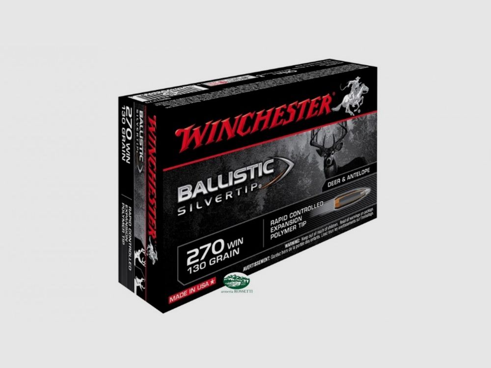 WINCHESTER Munition Kal.270 WIN BALLISTIC SILVERTIP 130gr.