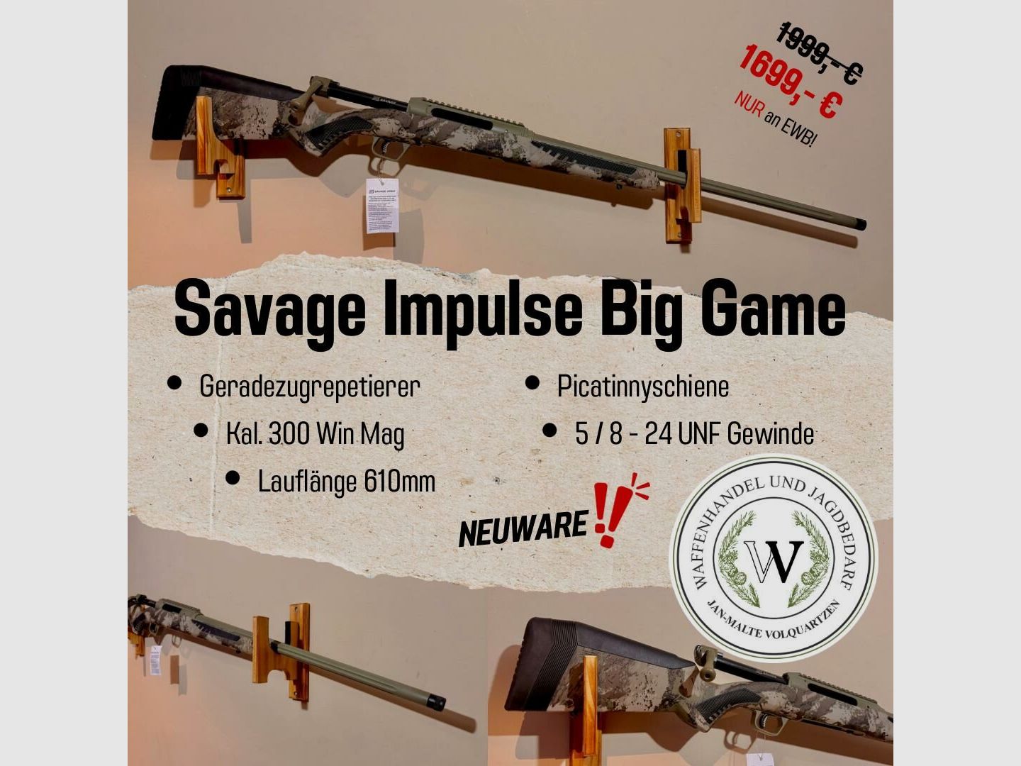 Savage Impulse Big Game 300Win Mag