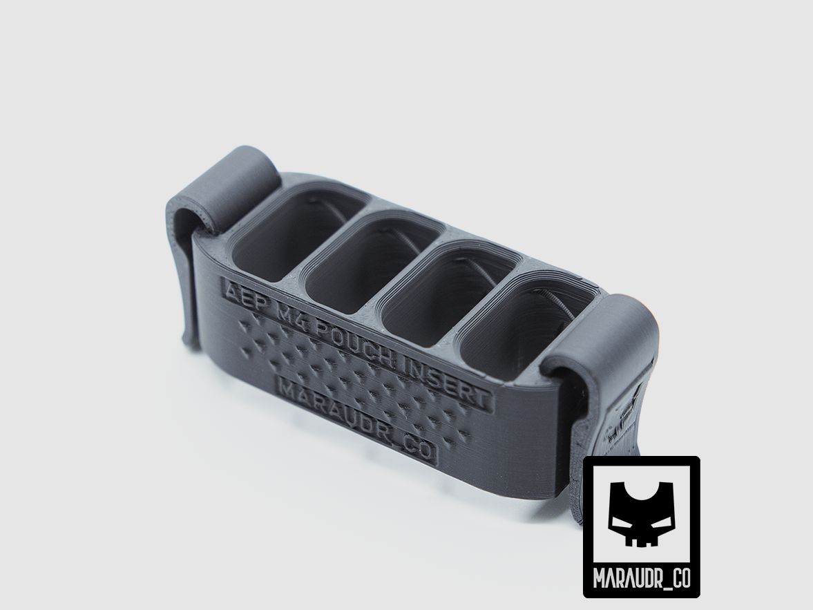MARAUDR_CO AEP-inserto de bolsillo para cargadores M4 de cuatro incl. bolsa para cargadores (Oliva)