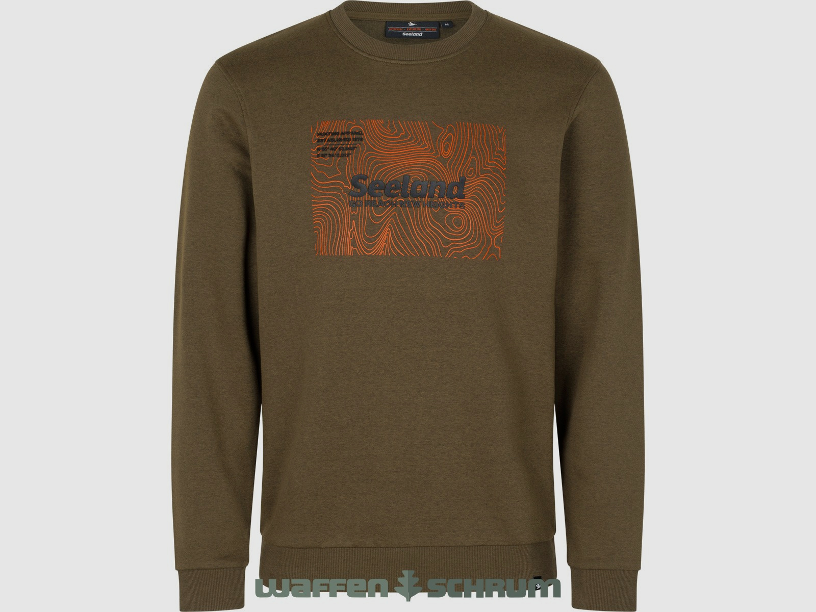 Seeland Sweatshirt Pulse Dark Olive Melange