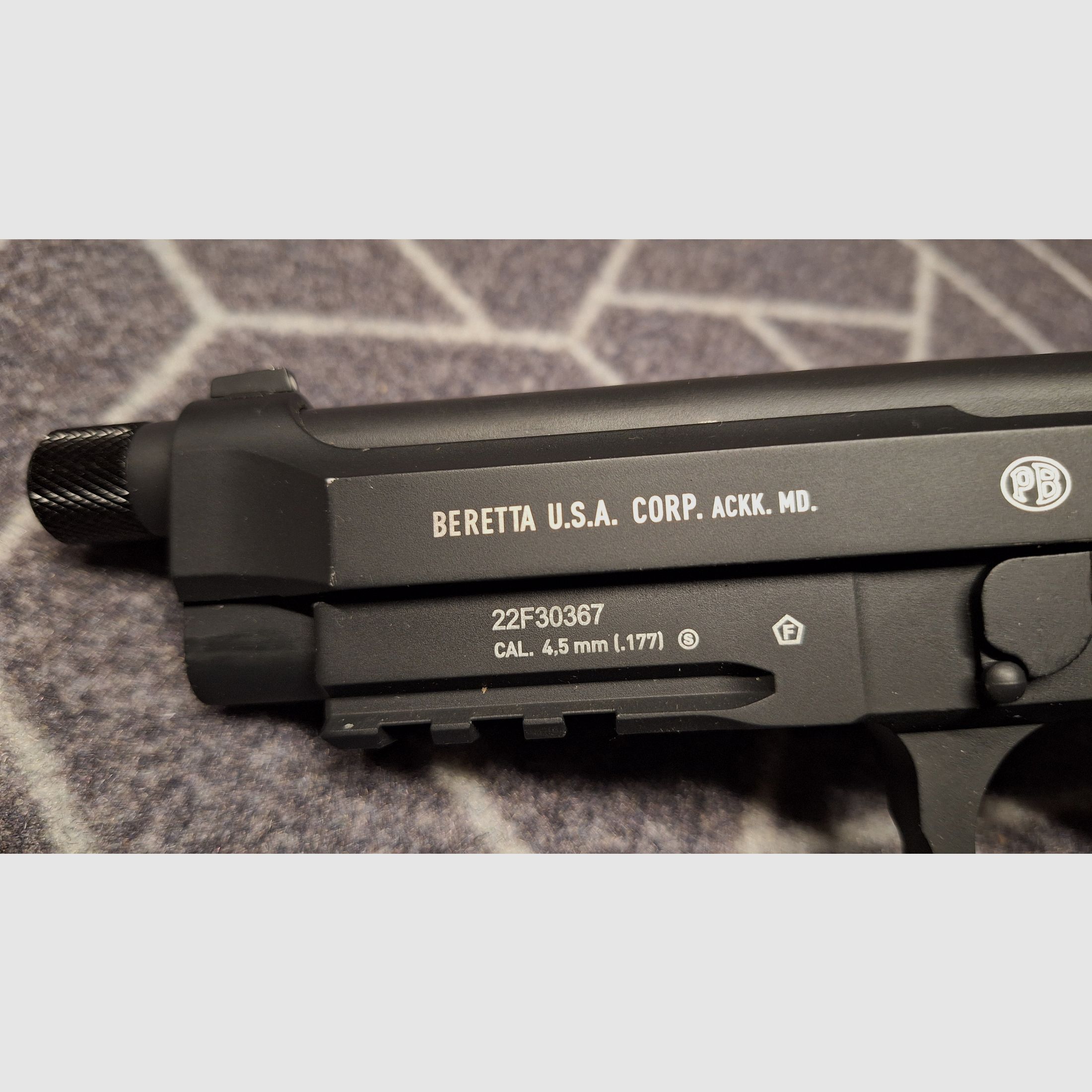 Beretta M9A3 FM CO2 4,5mm BB Blowback negro