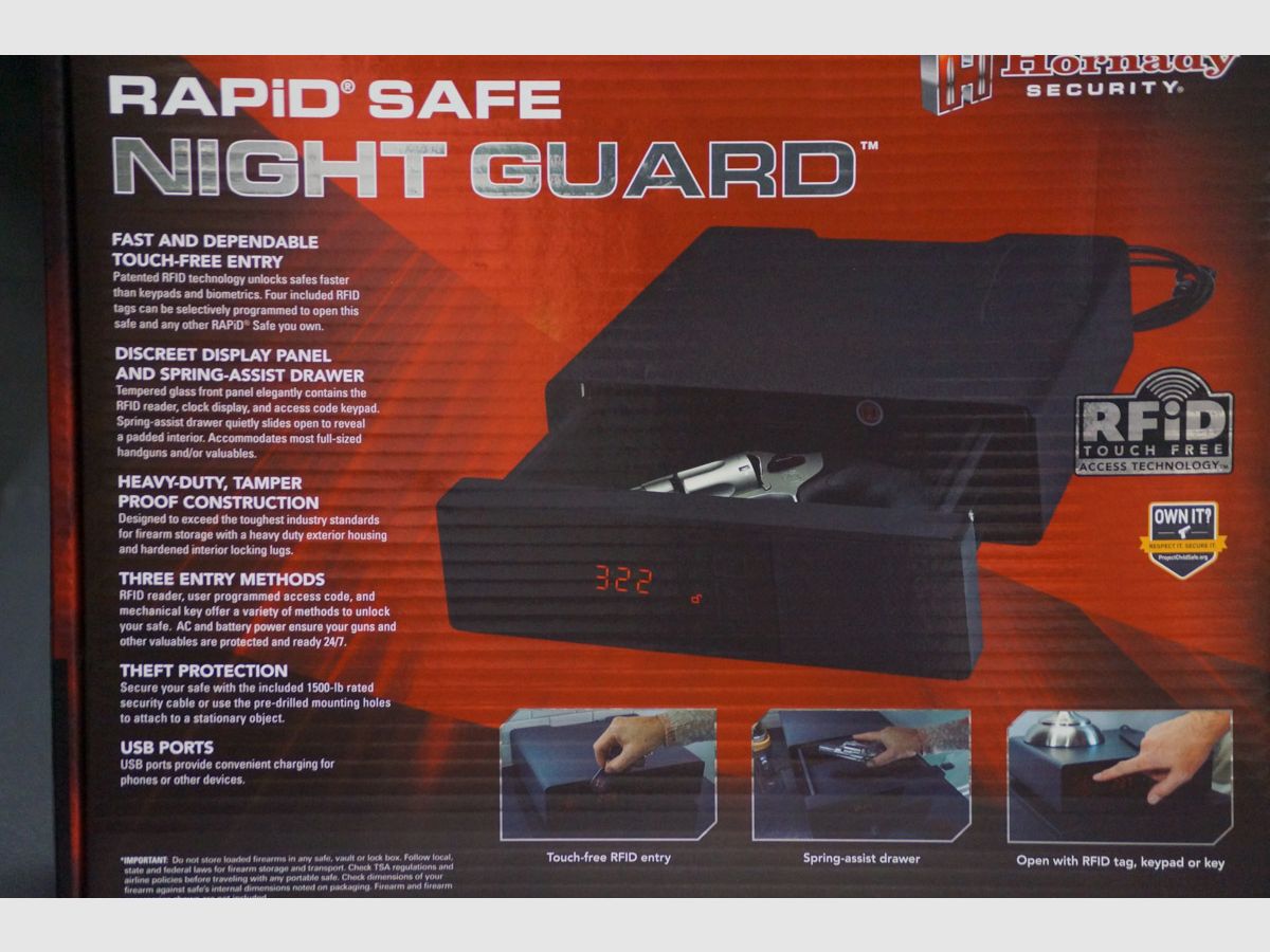 Hornady Rapid Safe Night Guard RFID, image 2 sur 2