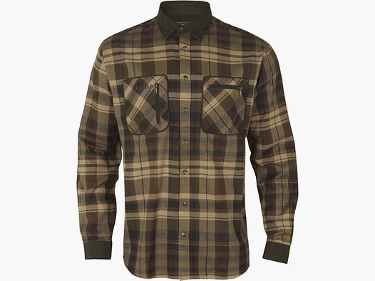 Camisas de franela Härkila Pajala bronce para hombres