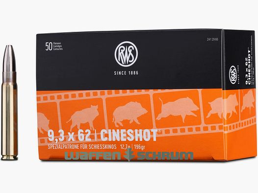 RWS 9,3x62 Cineshot 12,7g - 196gr 30er Pck.