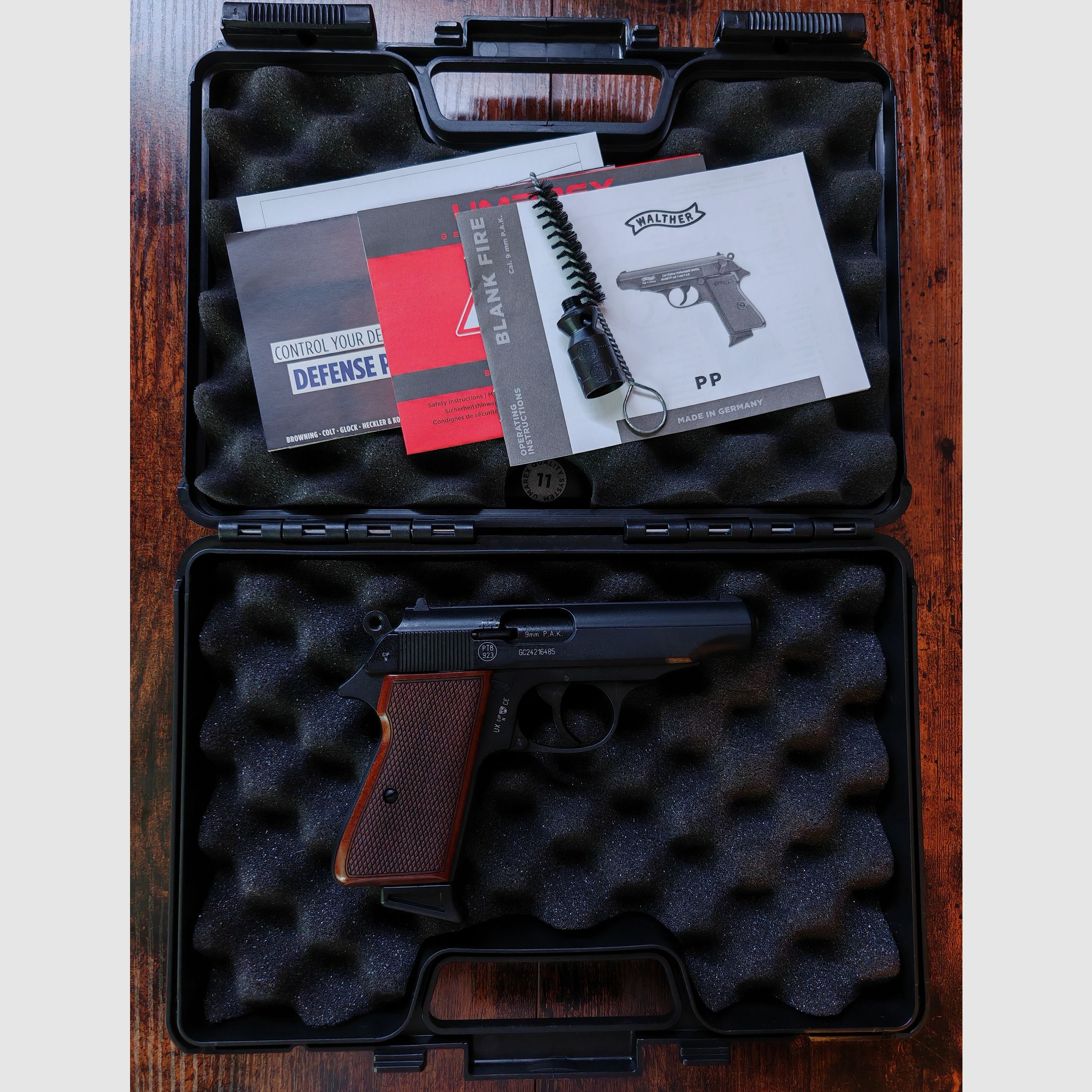 Walther PP cal. 9 mm P. A.K. 