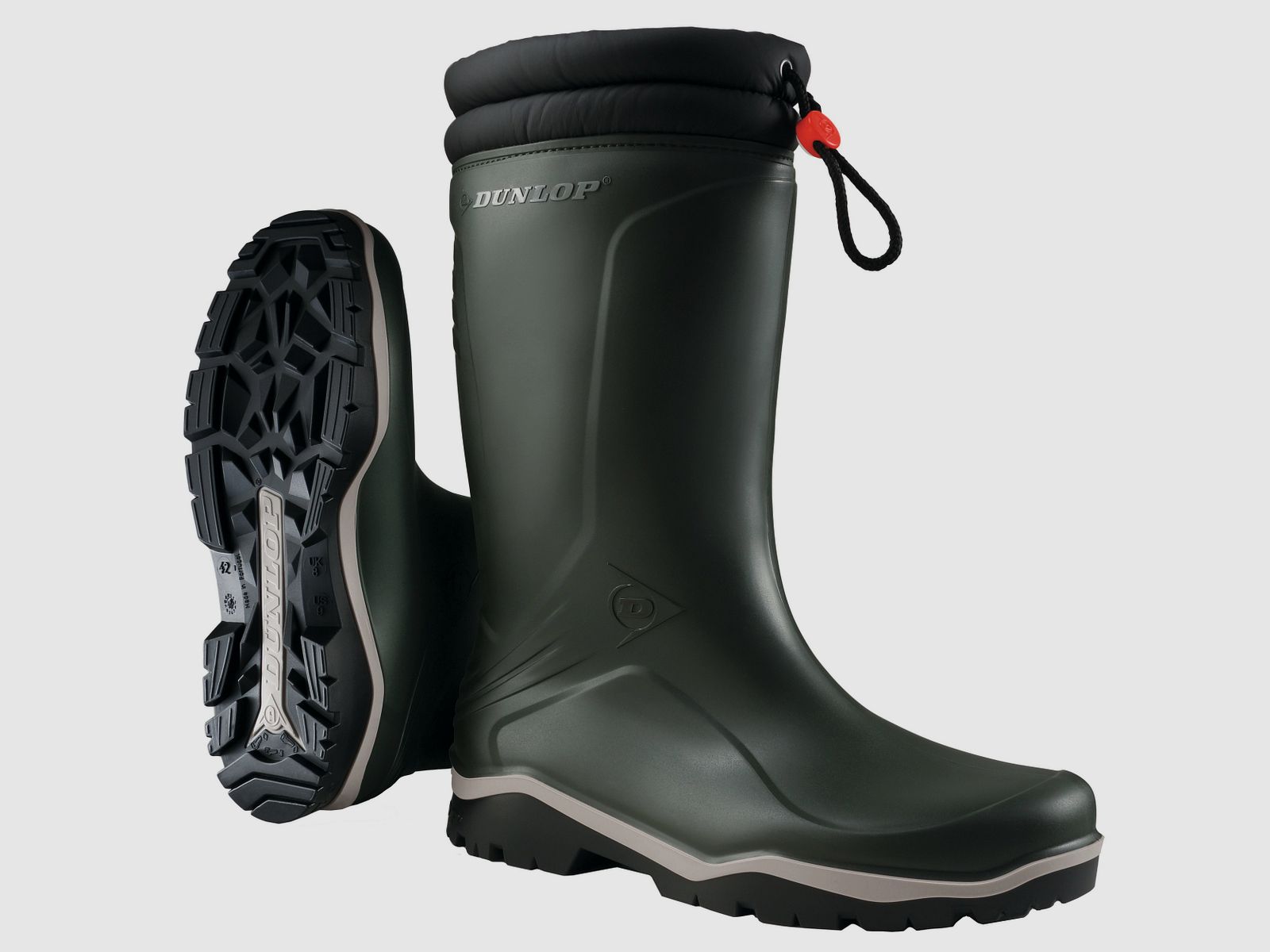 Botas de goma de invierno Dunlop Blizzard con forro de piel